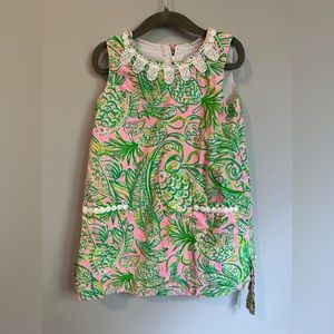 Lilly Pulitzer Kids Dress in Pink and Green